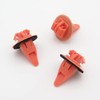VVO Fasteners Orange Plastic Clips Tailgate Exterior Trim Trim Compatible