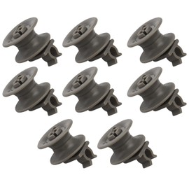 Be In Your Mind 8PCS Upper Dishrack Roller Wheels 4581DD3002A Compatible with LG LDF6920BB LDF6920ST Dishwasher Rack Assembly Replacement Parts Plastic