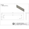 Halk Marine Outboard Transom Support Plate - 3/8" Double Hole