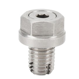 Oversize Self Tapping Oil Pan Thread Repair Kit Stainless Steel Piggyback Oil Drain Plug with O Ring for Oil Drain Plug Optimal for Fixing Slipped Oil Pan Thread