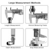 Digital Caliper, Caliper Measuring Tool with Stainless Steel, Electronic Micrometer