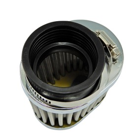 Ager 54mm Oval Power Filter, Stainless Steel, Silver, 4 Pack