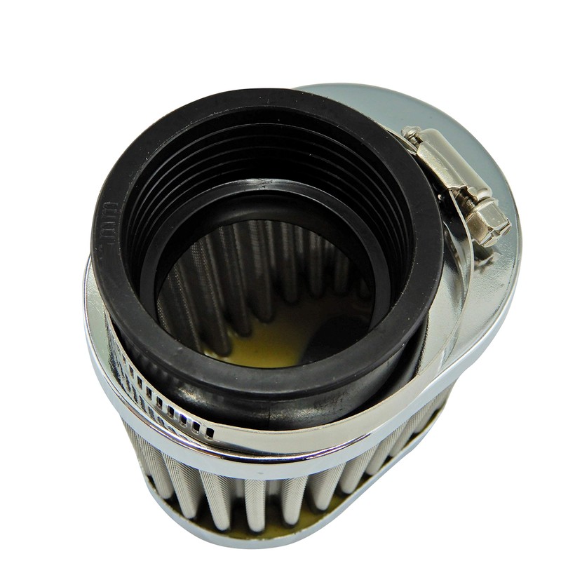 Ager 54mm Oval Power Filter, Stainless Steel, Silver, 4 Pack