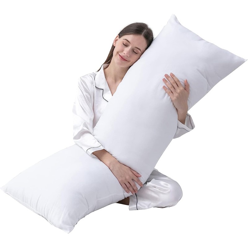 DOWNCOOL Large Body Pillow Insert- Breathable Full Body Pillow for