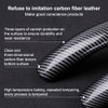 Car Steering Wheel Cover Carbon Fiber Universal Automobile Interior Accessories