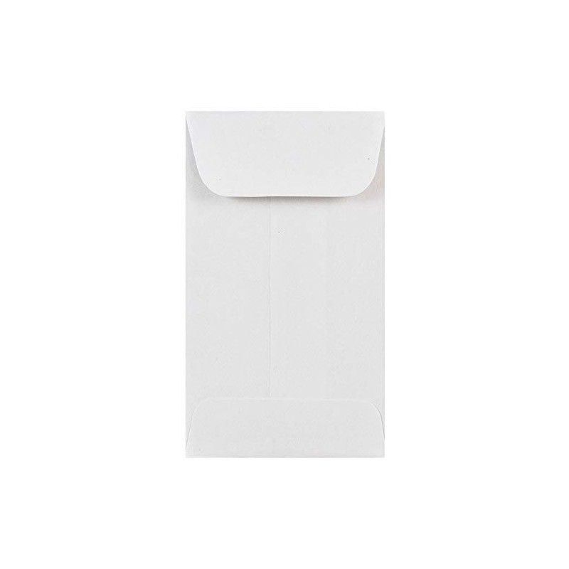 JAM papel moneda sobres – 50 sobres por paquete, Blanco,