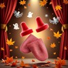 2Pcs Realistic Fake Tongue Magic Trick Props, Halloween Magician Fashion