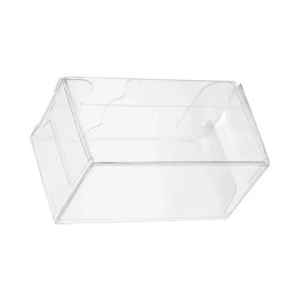 Candy 25 pack Clear Plastic Candy Box Tuck Top with Sleeve 1.4 x 1.5 x 2.8