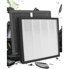 2 PCS AH300 H13 True HEPA Air Filter Fit for BONECO H300 H400, HEPA Air Filter Activated Carbon Material