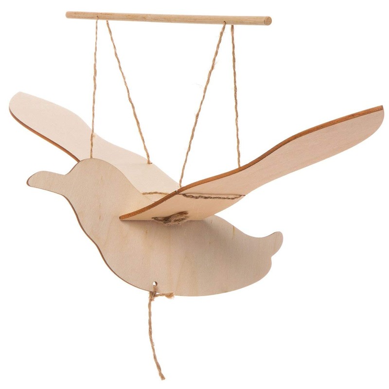 Baker Ross AW446 Seagull Wooden Puppet Kits (Pack of 3)