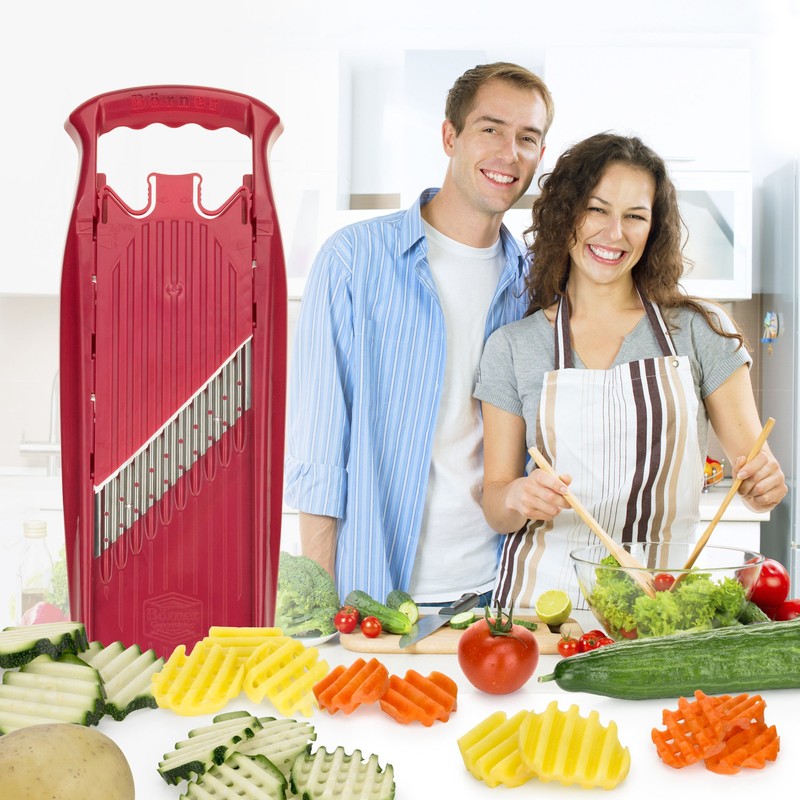 Börner Grater Set (Set of 3) • Wave Waffle +