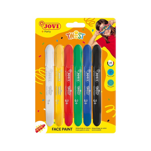 JOVI - 8412027028530 Hipoalergenico 6 Sticks 191 Children's Face Makeup Assorted Colours