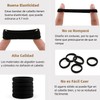 100 Pcs Ligas para Cabello Elásticas, Donas para el Cabello
