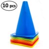 Electriduct 7 Inch Multicolor Plastic Sport Traffic Cones (Orange, Blue,