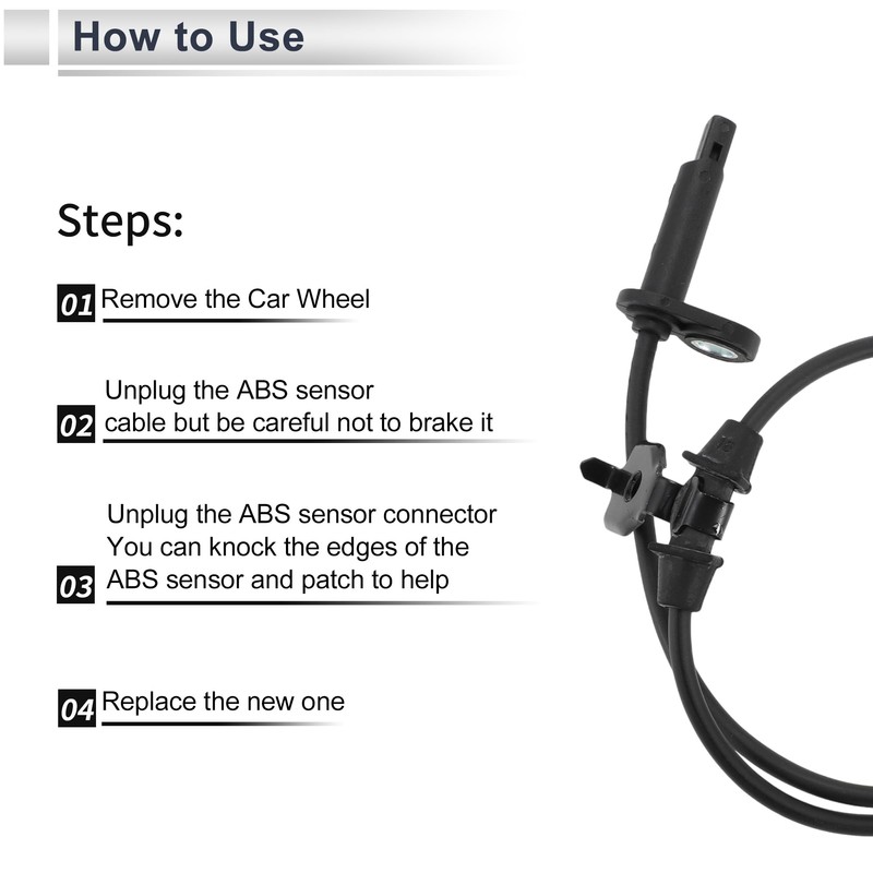 RATCHROLL Hinten rechts ABS-Raddrehzahlsensor für Acura ZDX 2010-2013 ABS-Sensor Antiblockiersystem-Sensor