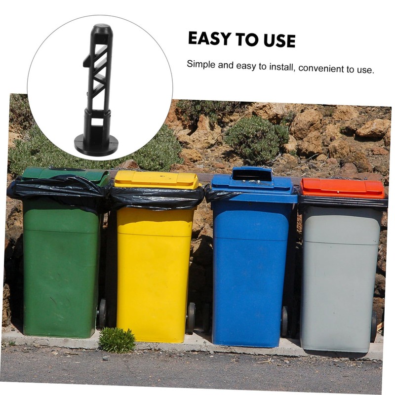 Mipcase 6pcs Plastic Trash Can Lid Hinge Pins Accessory for