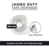 Jumbo Tape Dispenser with 50m Roll – Heavy Duty Plastic