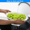 2 Pcs Collapsible Colander Sieve, Foldable Colander Strainers and Colanders
