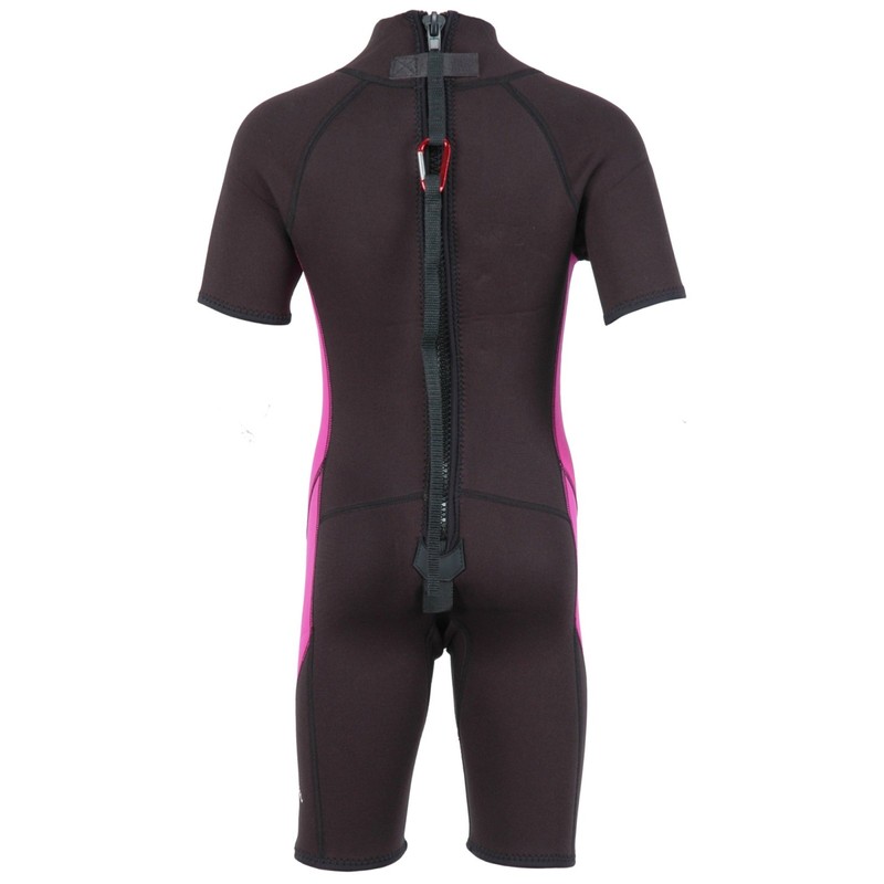 Scubatec 2 mm Children's Shorty Fairy, Black/Pink, 92-98 (3XS)