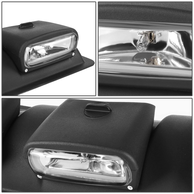 DNA MOTORING FL-ZTL-359-CH Universal Roof Mounted Fog Light with Wiring