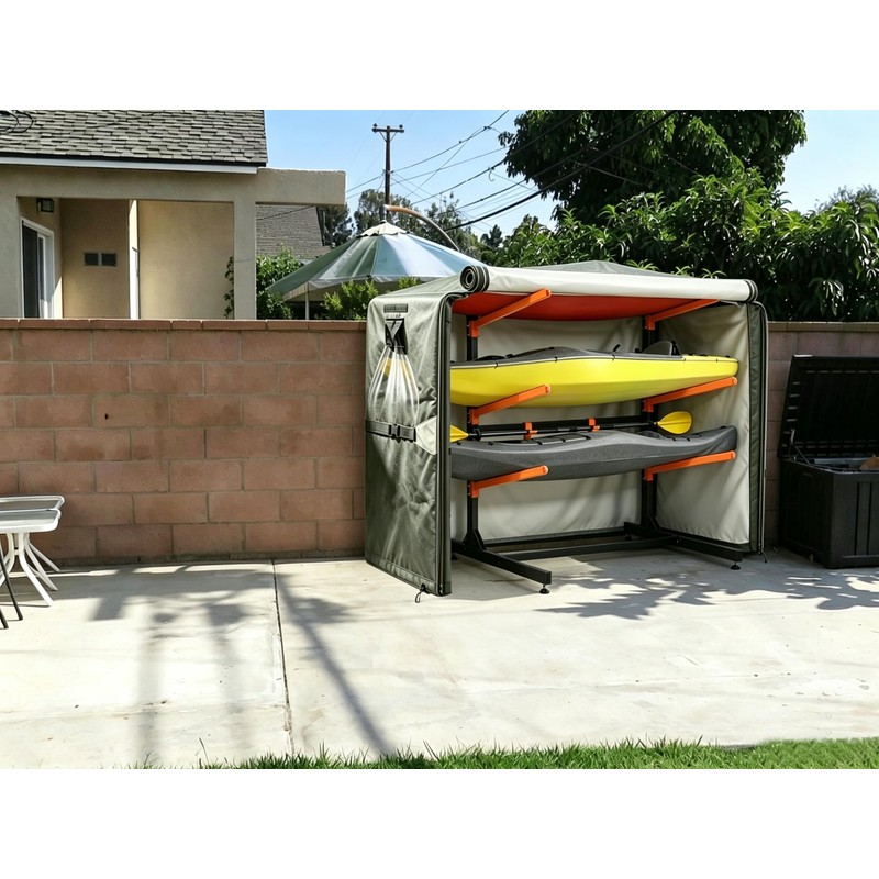 Heavy Duty Kayak Rack Cover 12.7ft – Waterproof Dustproof UV