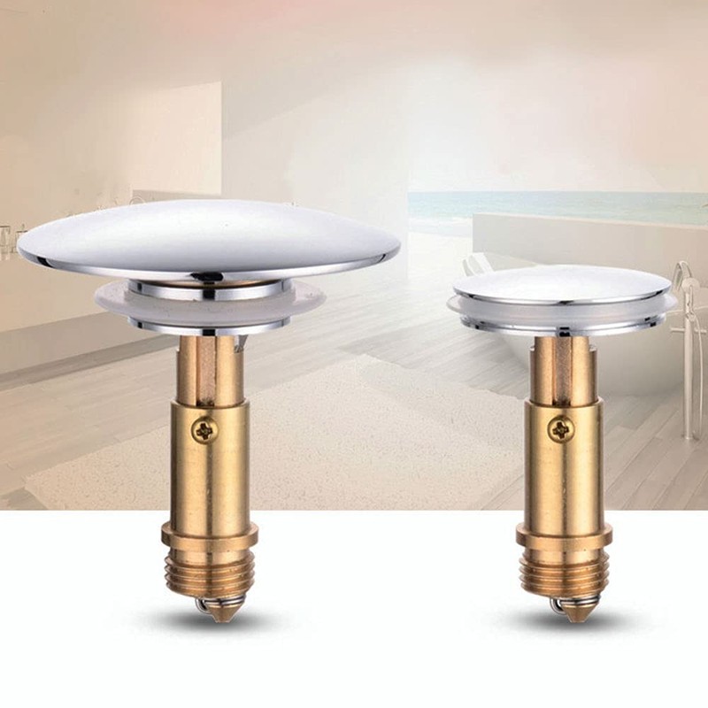 Bathroom Pop up Drain Brass Bathtub Plug Replacement Bath Pop