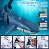 BLmukce 2.4GHz Remote Control Shark Toy for Pool, 1:18 Scale