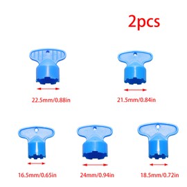 Lilaly 10 Pcs Aerator Key, Faucet Aerator Removal Tool, Aerator Removal Tool, Aerator For Sink Faucet, Moen Aerator Key (M15.5 M18.5 M21.5 M22 M24)