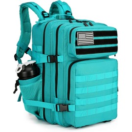 Lovelinks21 - Mochila táctica de asalto de 45 L, paquete de 3 días con mochila impermeable Molle para mochilas tácticas