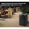 Alpine Square Lid Industries 29 Gallon Sturdy Steel Cube Recycling