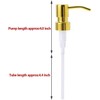 Gold One Size Soap Dispenser Pump Replacement/Liquid Bottle Soap Pumps,