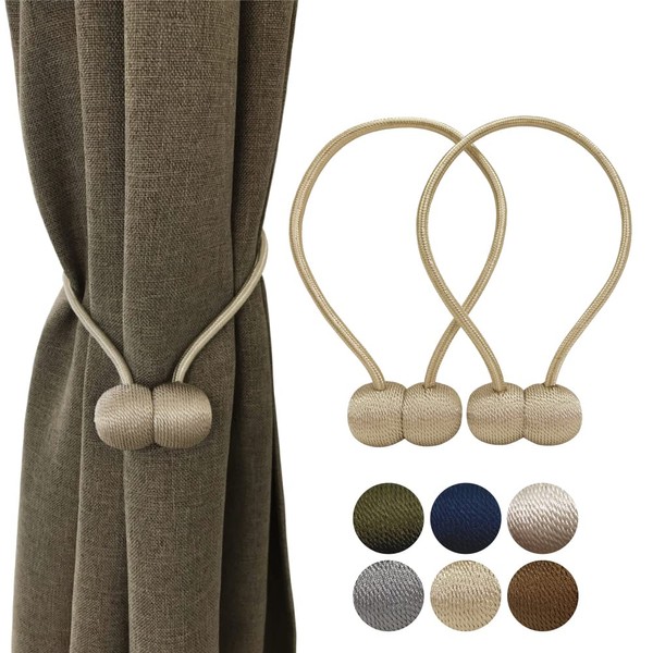 Nuv Curtain Tassels Magnetic Tassels Curtain Tiebacks Set of 2