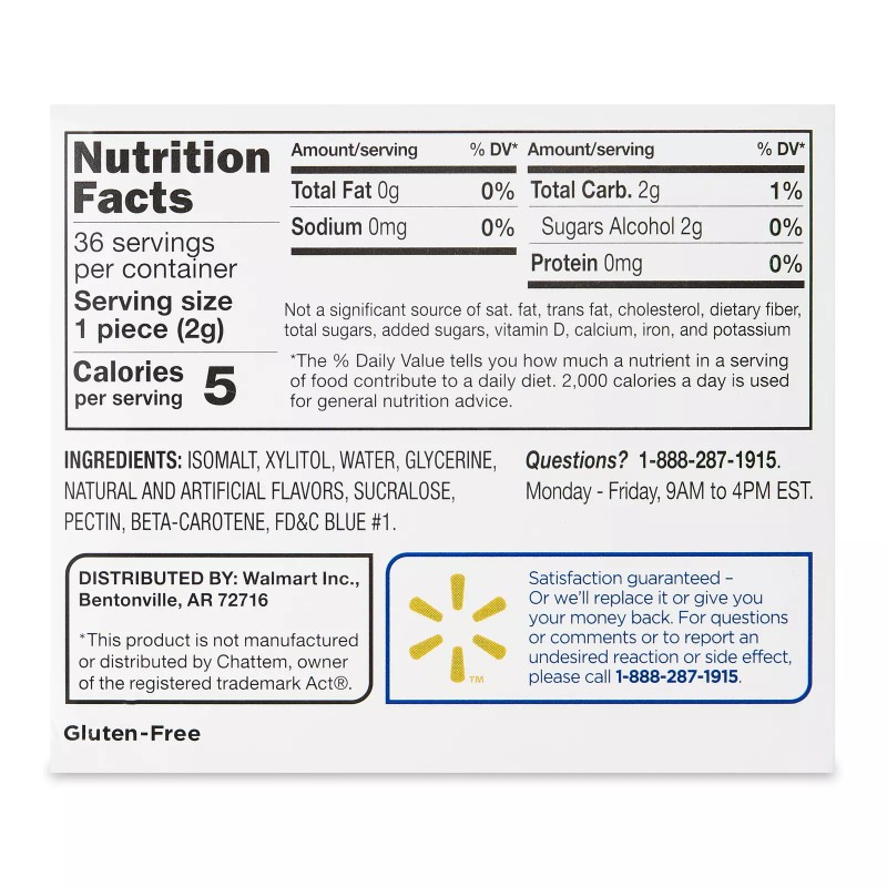 Equate Dry Mouth Lozenges with Xylitol, Peppermint, 36 Count Value