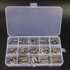 Round End Feather Key Parallel Drive Shaft Key Set, 140pcs