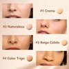 Maquillaje en Barra, Base en Barra con Brocha #1 Crema