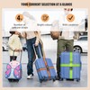 Ninmaofly 4 Pcs Luggage Straps, Adjustable Suitcase Straps, Heavy Duty