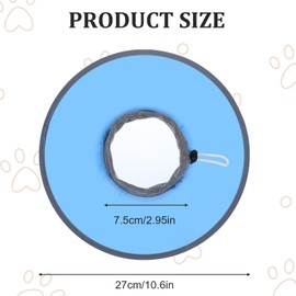 Cat Cone Collar Soft, Cat Recovery Collar to Stop Licking, Waterproof Cats Donut Collarr, Adjustable CatCollarr for Cats Kittens After Surgery, Catss Surgery Collarr (Light Blue)
