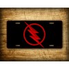 SignsAndTagsOnline.com Black And Red Lightning Flash License Plate