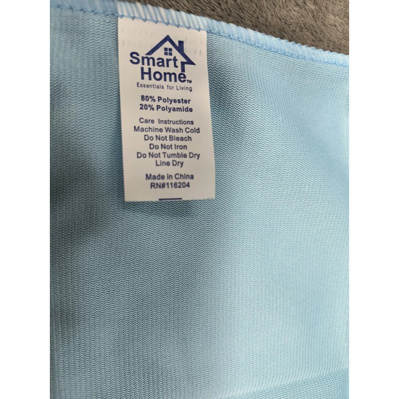 Smart Home Sparkling Glass Cleaning Cloth Blue Square Set Of