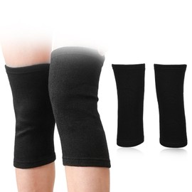 Pack of 2 Bamboo Knee Brace, Knee Brace for Men and Women, Knee Brace, Osteoarthritis, Knee Sleeves, Knee Brace, Sports Knee Pads, Compression Bandage Knee for Basketball, Volleyball, Yoga, Running
