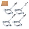 SKIR'CO Pack of 4 pipe brackets for diameter 40-45 mm
