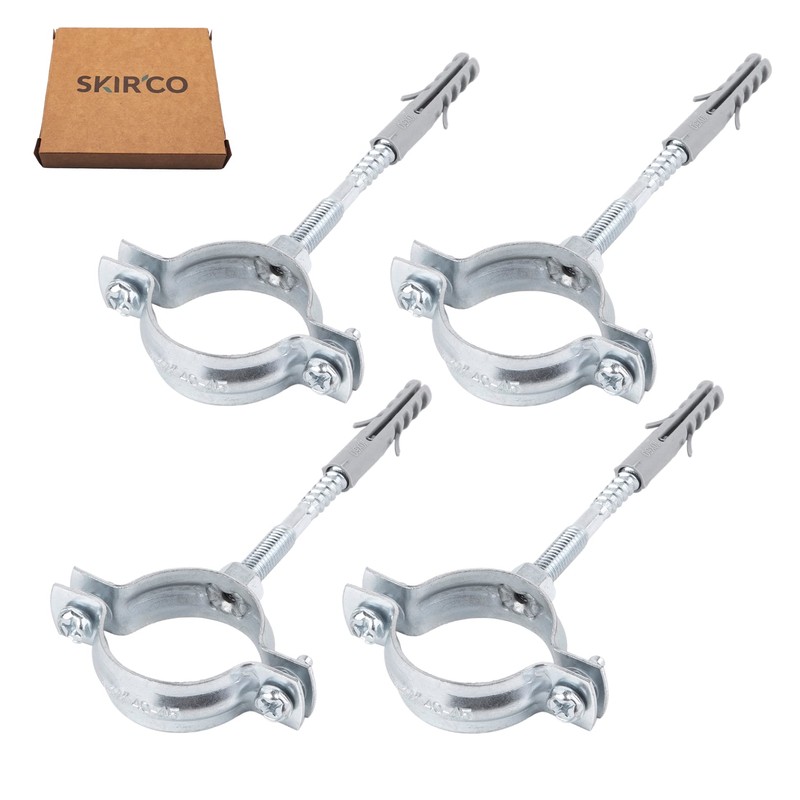SKIR'CO Pack of 4 pipe brackets for diameter 40-45 mm