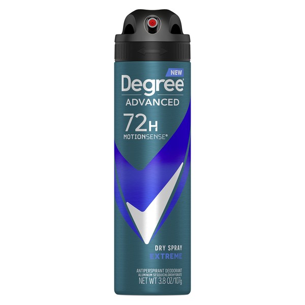 Degree Men Antiperspirant Deodorant Dry Spray Extreme Deodorant for Men With MotionSense Technology 3.8 oz