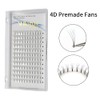 Premade Fans Eyelash Extension 4D Premium Promade Fans Short Stem