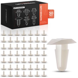 A-Premium 50PCS Nylon Hood Seal Retainer Clips Compatible with Honda CR-V CRV 1997-2001, Accord 1983-1997, Prelude 1983-1997 & Acura TL 1995-1998, Integra 1990-1993, Vigor 1992-1994