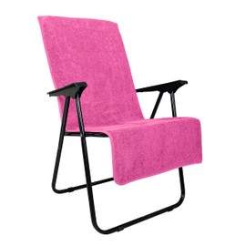 LAYNENBURG Set of 2 Premium Terry Cloth Protective Covers for Garden Chair, 100% Cotton, Oeko-Tex 100, Towel Cover, High-Backed Chair, Chair Cover with Envelope for Camping, Lounger Chair (65 x 130