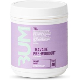 RAW CBUM Thavage Pre-Workout 40 Servings Rocket Candy New BB:04/2026