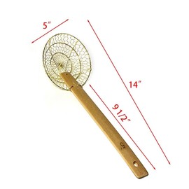 5" Round Brass Spider Strainer Sunrise Kitchen Supply