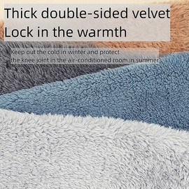 UIVXXUD Over Knee Fuzzy Socks high Plush Stockings Fuzzy Long Leg Warmers Winter Home Fluffy Sleeping Socks (One Size,Blue)