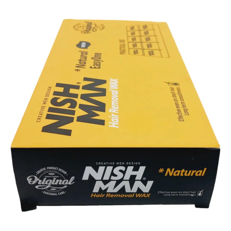 Cera Depiladora Natural Nish Man Para Hombre, Cara Y Cuerpo